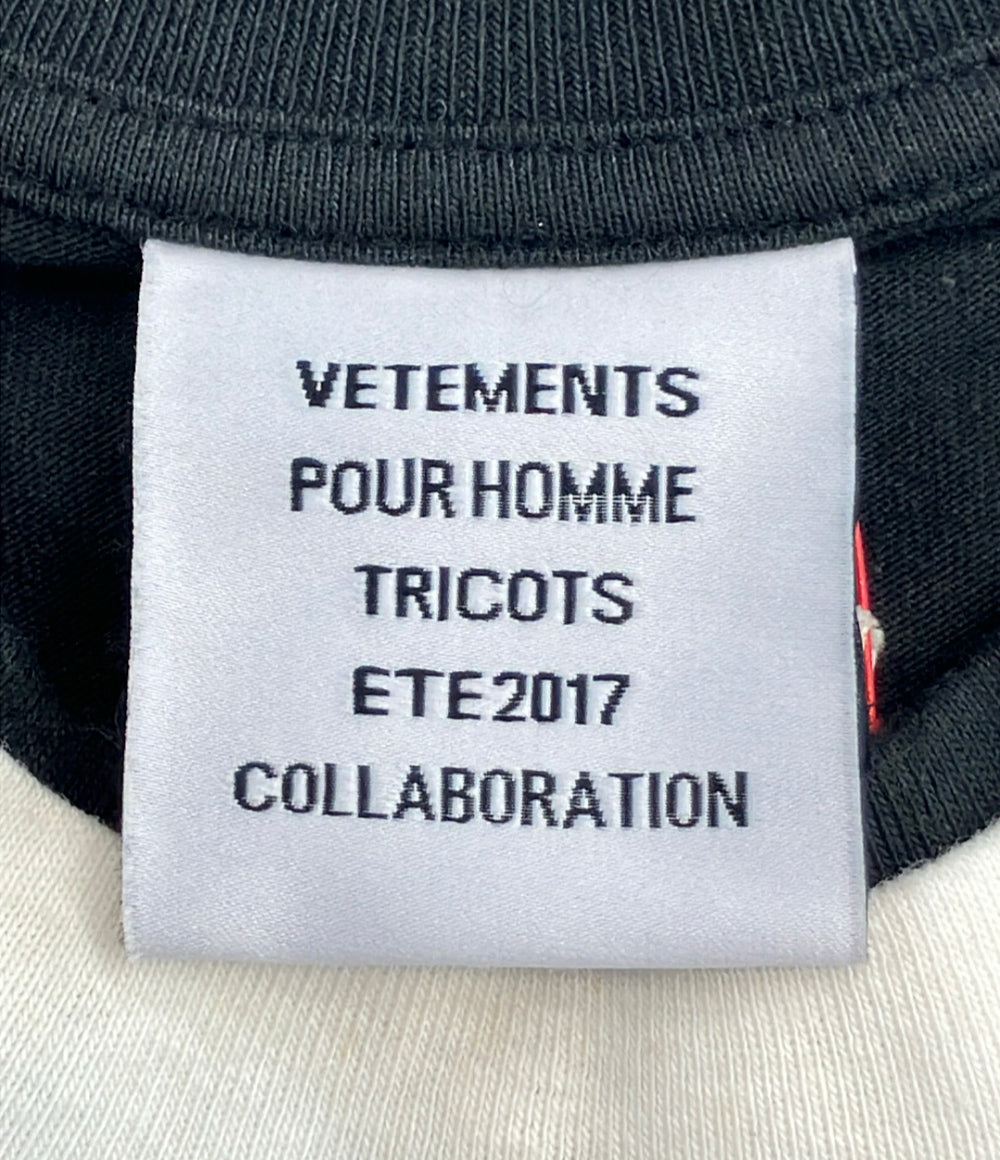 VETEMENTS × Hanes 半袖 アントウェルペン レイヤード Tシャツ メンズ SIZE M ヴェトモン × ヘインズ