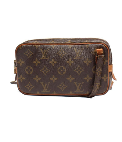 訳あり ルイ・ヴィトン ショルダーバッグ 斜め掛け ポシェット マルリーバンドリエール モノグラム M51828 レディース LOUIS VUITTON