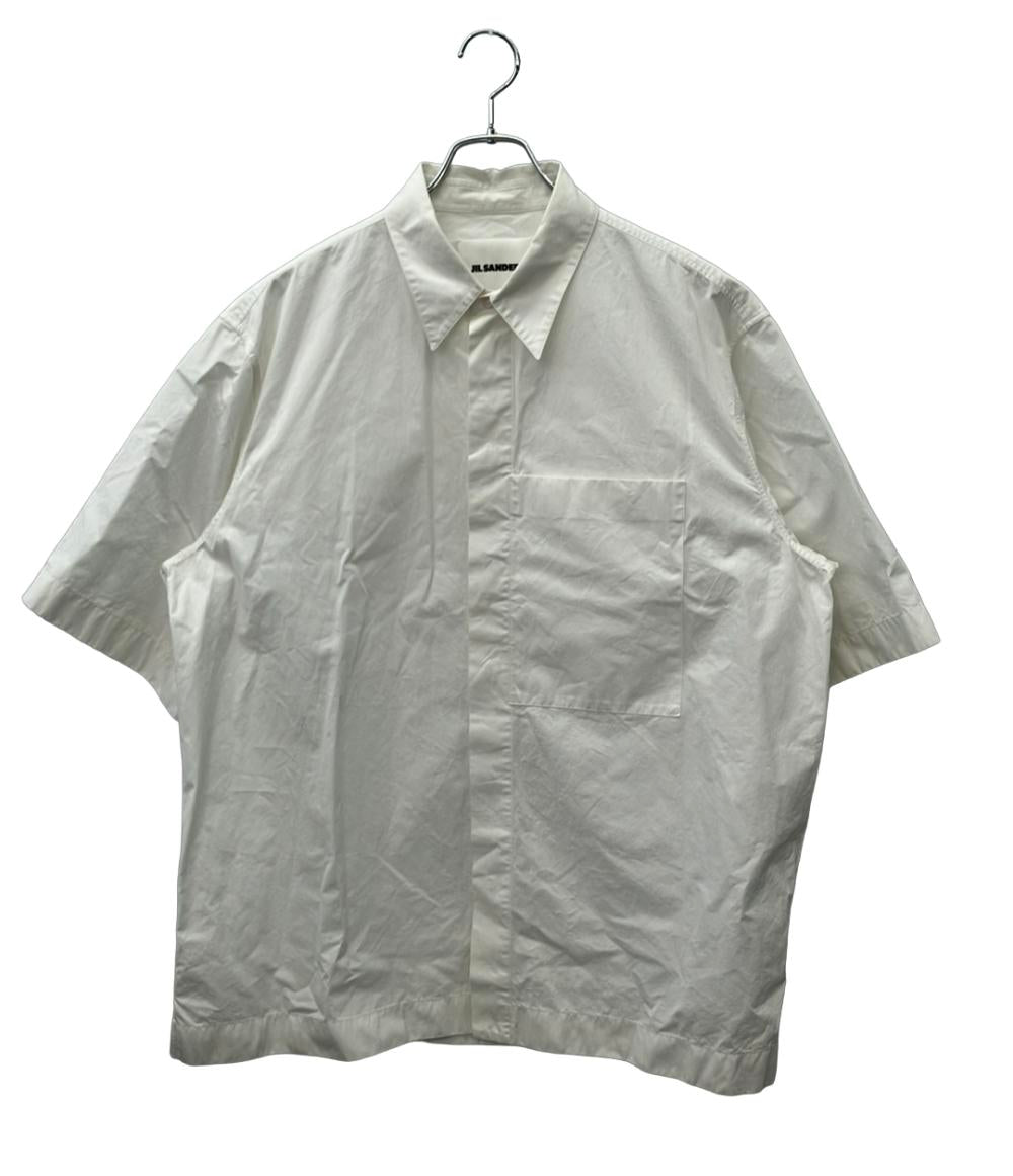 JIL SANDER 半袖シャツ 22SS レギュラーカラー ボックスシルエット JSMU601726MU24420021 メンズ SIZE 42 (XL) ジルサンダー