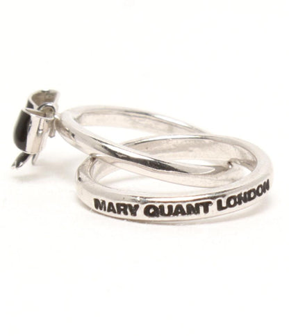 MARY QUANT ピンキーリング 指輪 リボンモチーフ 2連 レディース SIZE 1号 マリークヮント