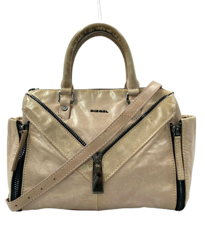 DIESEL レザー2WAYハンドバッグ ショルダーバッグ レディース ディーゼル