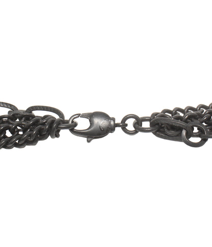 美品 BLACKBARRETT 4連ネックレス メンズ ブラックバレット