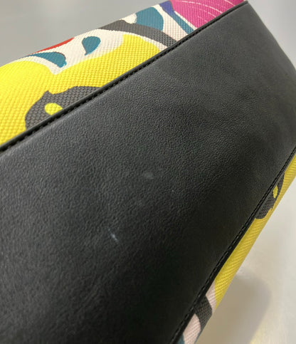 美品 Desigual ハンドバッグ ショルダーバッグ 2WAY 斜め掛け 花柄 レディース デジグアル