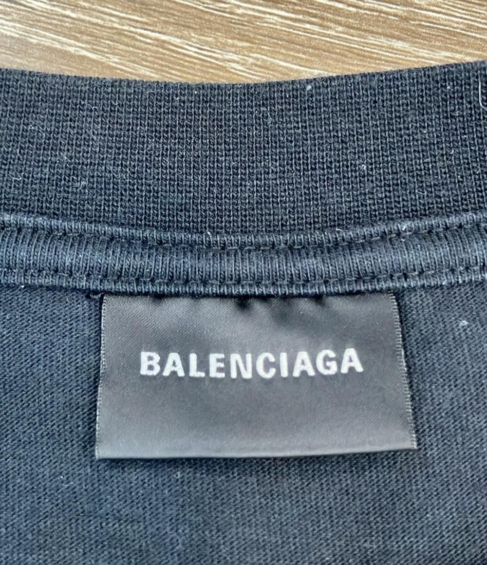 BALENCIAGA 半袖Tシャツ Hand Drawnロゴ  手書き風 Hand Drawn Balenciaga Large Fit T-Shirt 641655 TOVO5 メンズ SIZE XXS バレンシアガ