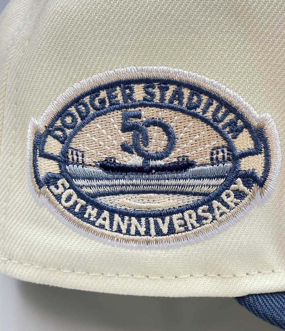 美品 ニューエラ キャップ 野球 MLB LAドジャース スタジアム50周年記念 メンズ NEW ERA