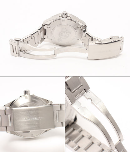 美品 TAG HEUER 腕時計 アクアレーサー クオーツ ブラック WAY1110 BA0928 メンズ タグホイヤー
