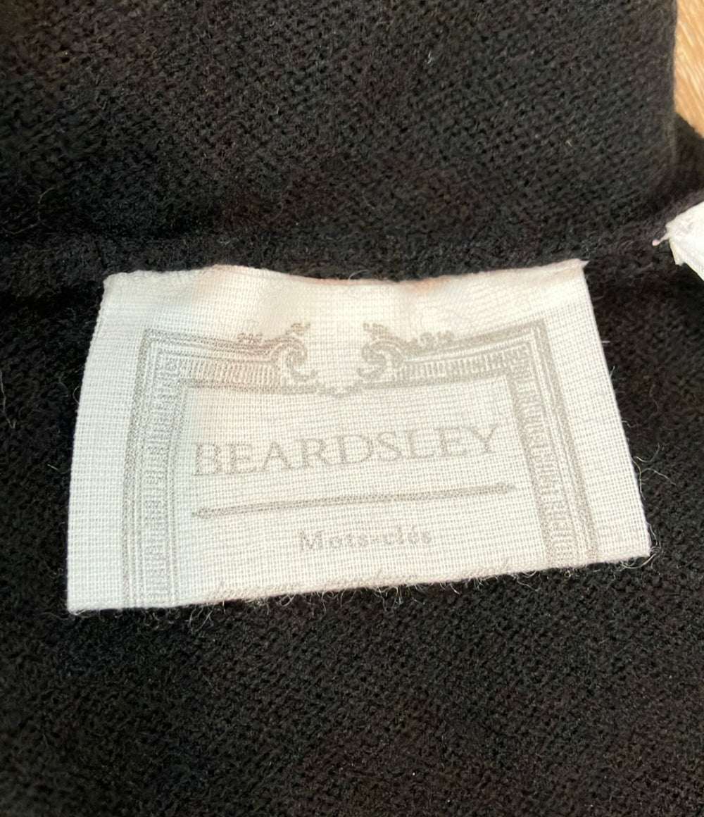 美品 BEARDSLEY 長袖ニット タグ付き ロング ビッグニットタートル BEZ1042505A0003 レディース SIZE F ビアズリー