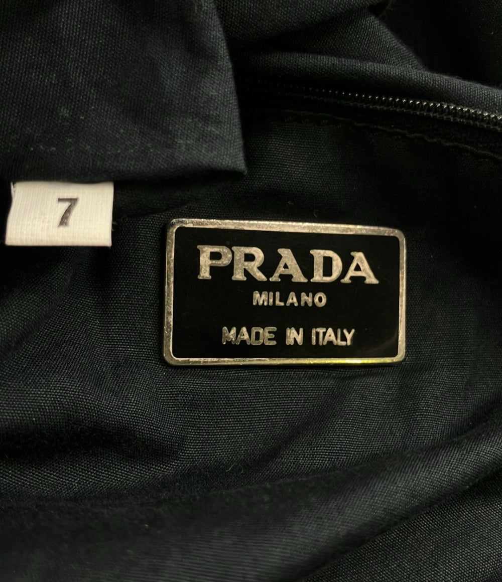訳あり PRADA ハンドバッグ スエード レディース プラダ