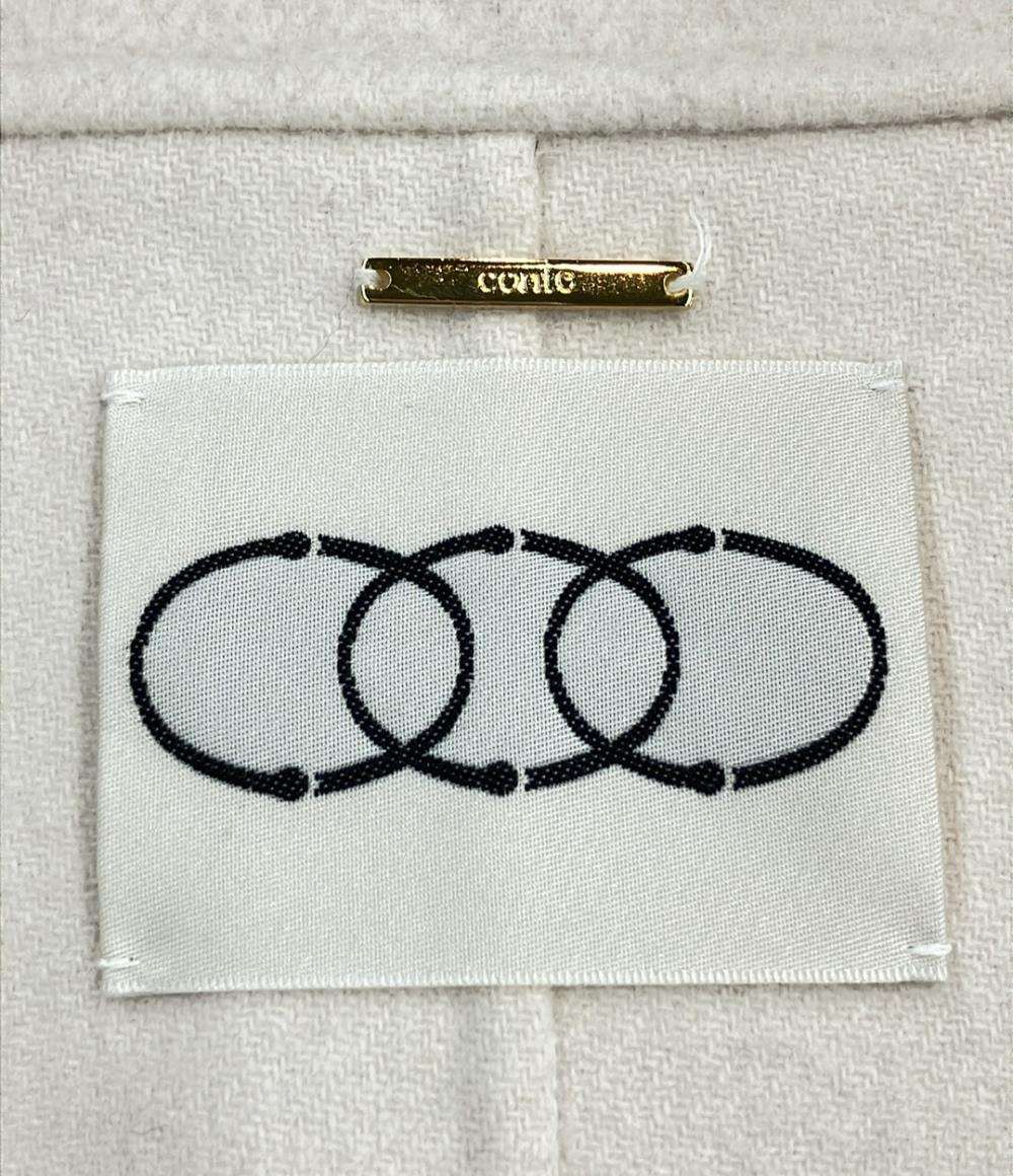 conte ダブルラペル リバーコート 8525-104-0006 レディース (M) コンテ