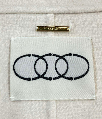 conte ダブルラペル リバーコート 8525-104-0006 レディース (M) コンテ