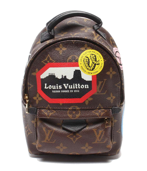 LOUIS VUITTON リュック パームスプリングス バックパック ミニ モノグラム ワールドツアー M42971 レディース ルイ・ヴィトン