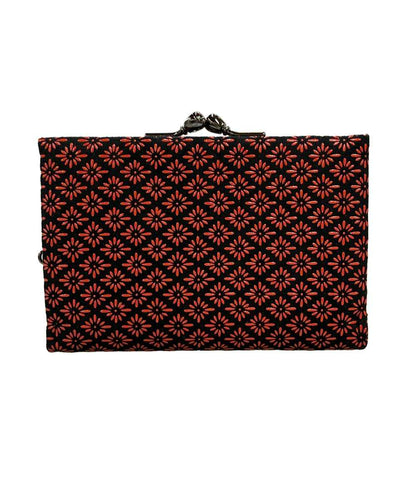 INDENYA 三つ折りがま口財布 レディース 印傳屋