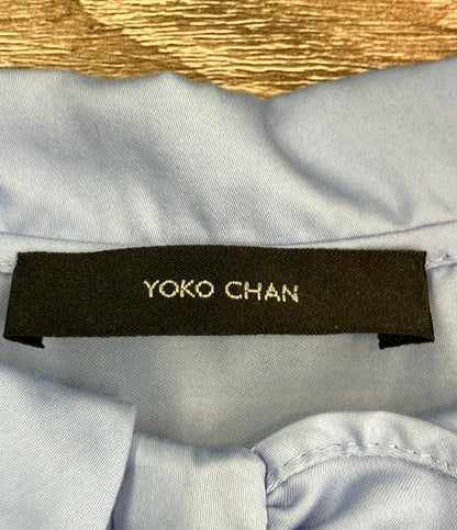 YOKO CHAN 半袖ブラウス パフスリーブ フロントフリル ボタン YCB-421-284 L レディース SIZE 40 (M) ヨーコチャン