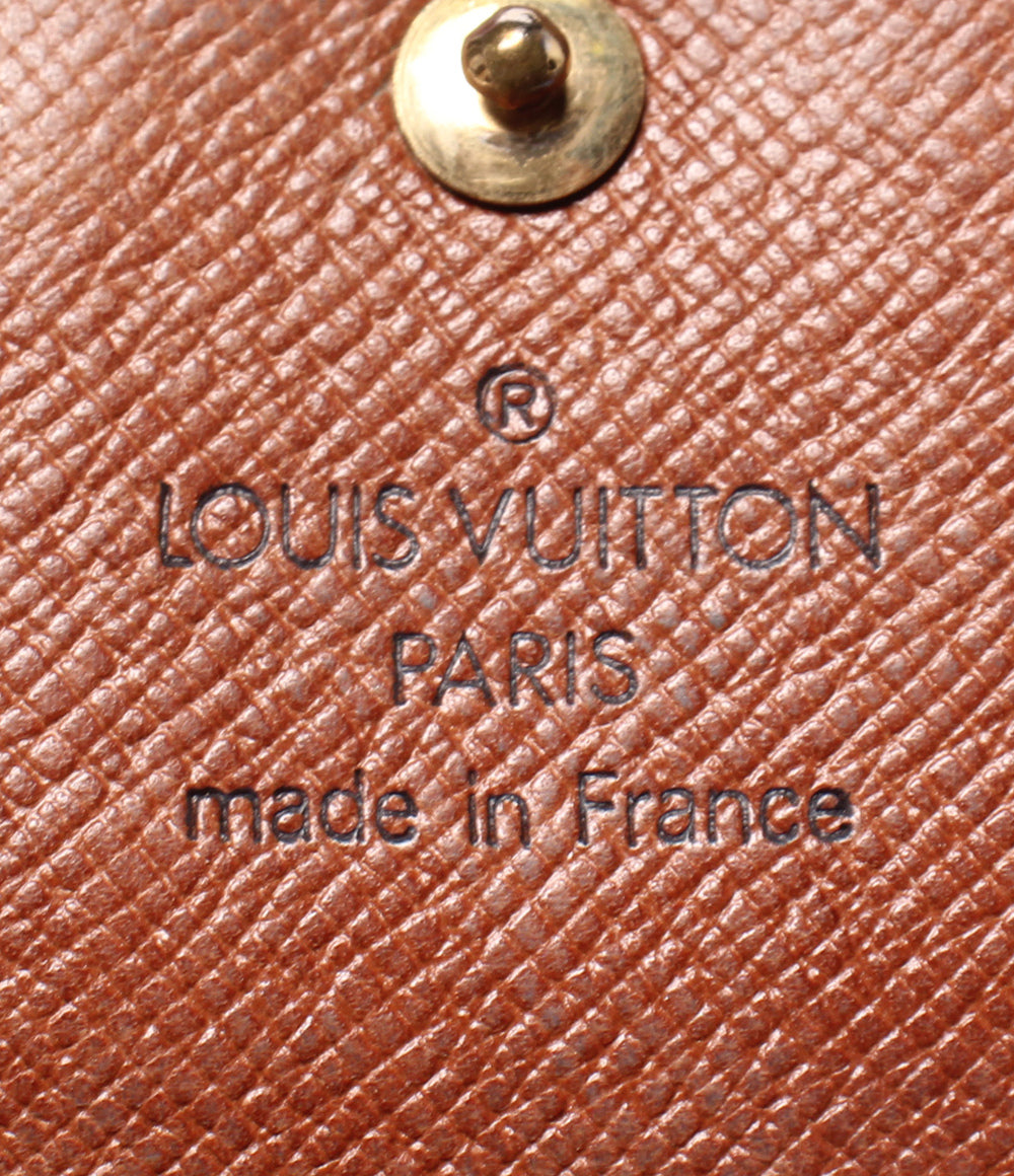 LOUIS VUITTON Wホック三つ折り財布 ポルトフォイユ エリーズ