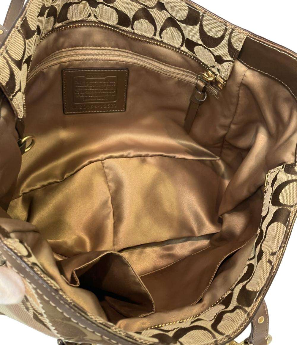 COACH トートバッグ 肩掛け パッチワーク シグネチャー 12527 レディース コーチ