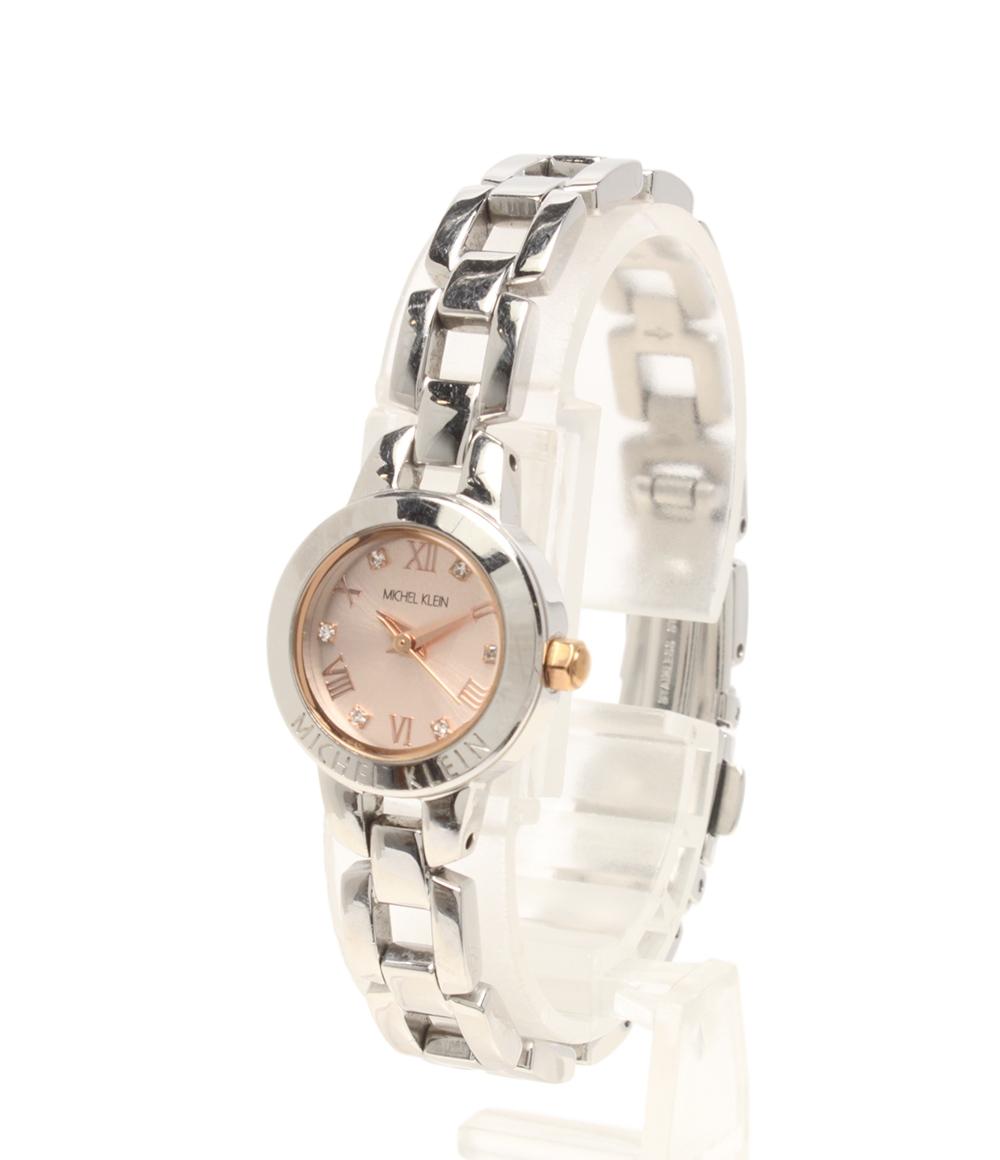 MICHEL KLEIN 腕時計 クオーツ ピンク系 1N01-K970 レディース ミッシェルクラン