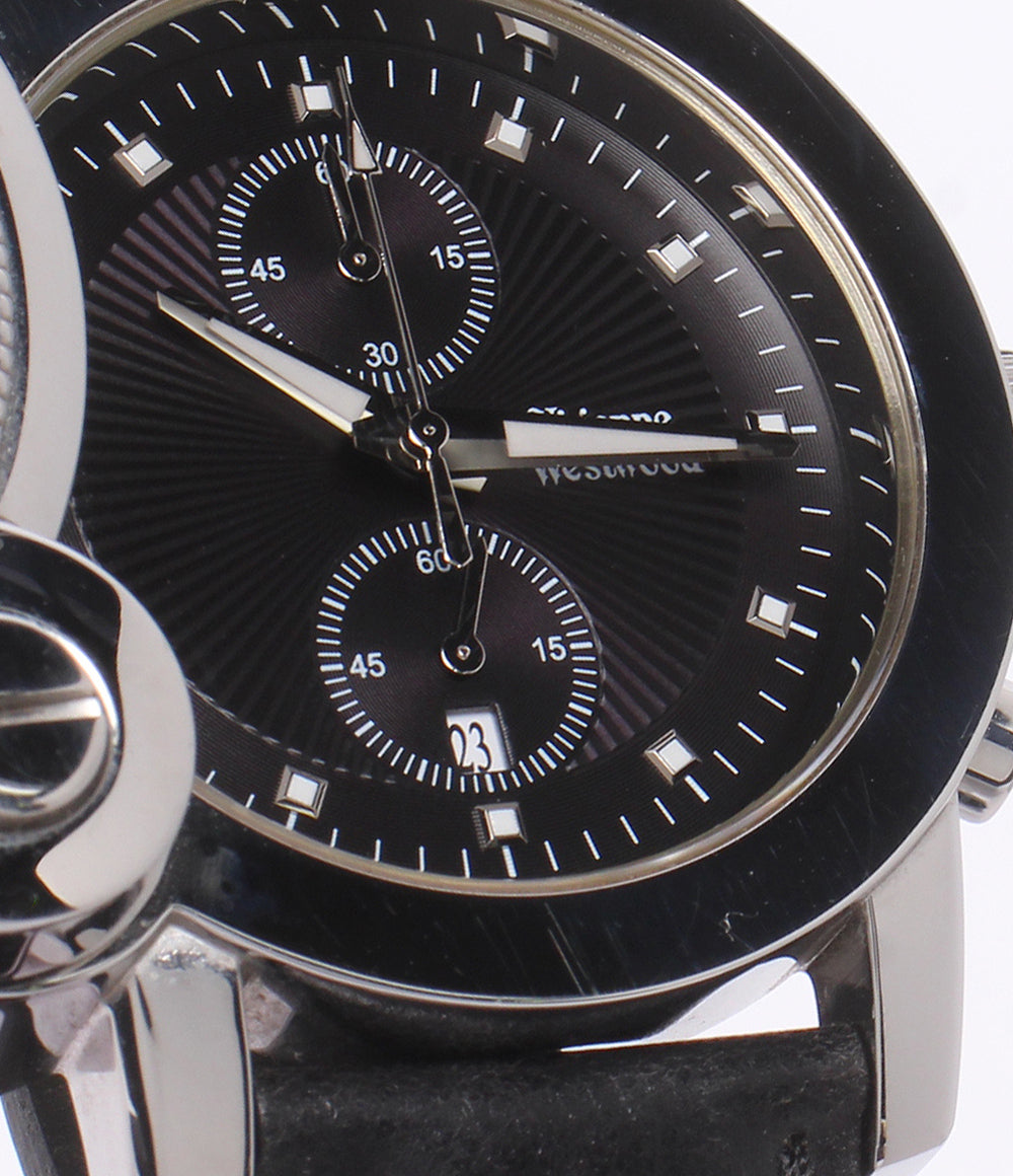 Vivienne Westwood 腕時計 CAGE ケージ クオーツ ブラック VW-2063 メンズ レディース ヴィヴィアンウエストウッド