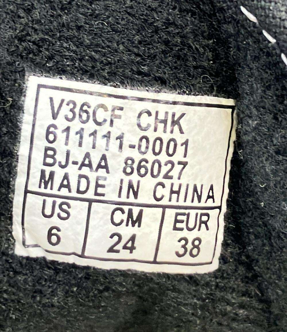 VANS ローカットスニーカー 市松模様 レディース SIZE 24.0 (L) バンズ