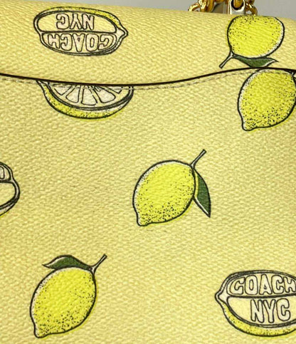 COACH チェーンショルダーバッグ レモン CAN24 レディース コーチ