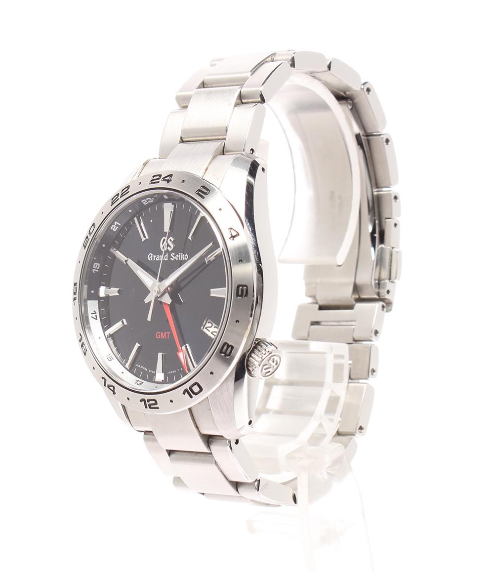 Grand Seiko 腕時計 GMTウォッチ クオーツ ブラック SBGN029 メンズ グランドセイコー