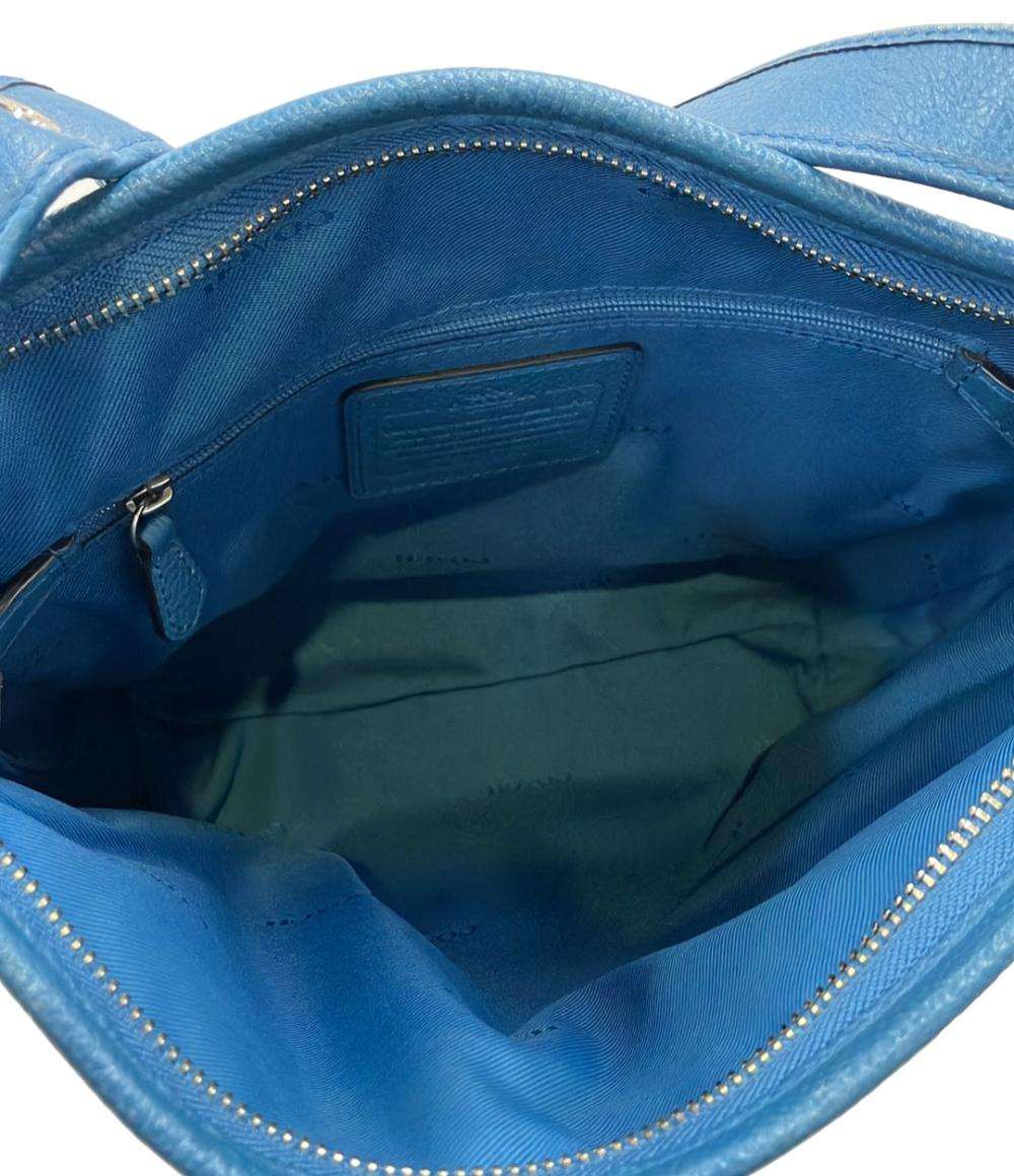 【COACH】コーチ　ショルダーバッグ レディース 斜め掛け クラッチ ブルー青 COACH】コーチ バッグ スムースレザー トニー ロゴ フラップ 2WAY