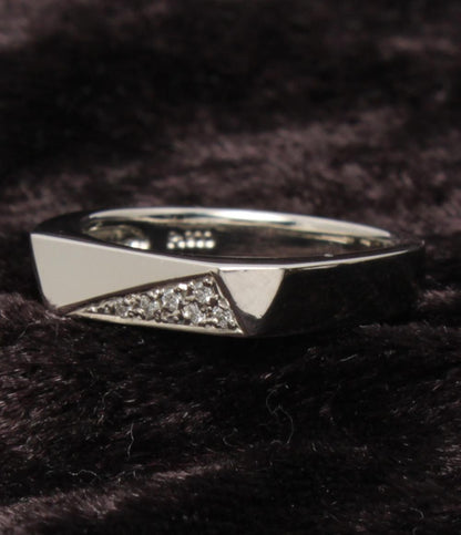 美品 リング 指輪 Pt900 ダイヤ 0.04ct レディース SIZE 12号