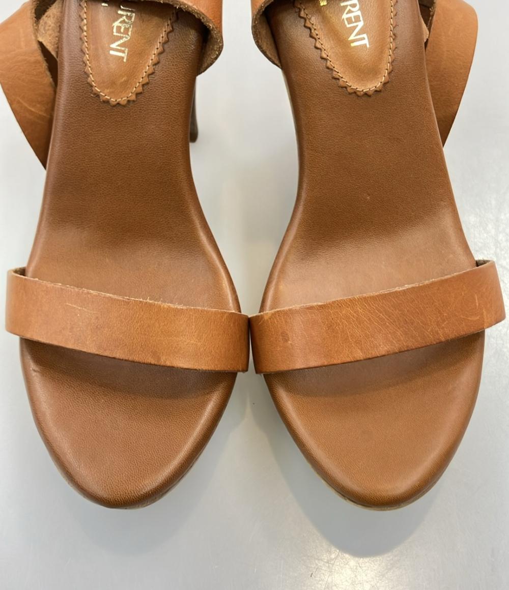 YVES SAINT LAURENT アンクルストラップサンダル レディース SIZE 37 (24cm) イヴ・サンローラン