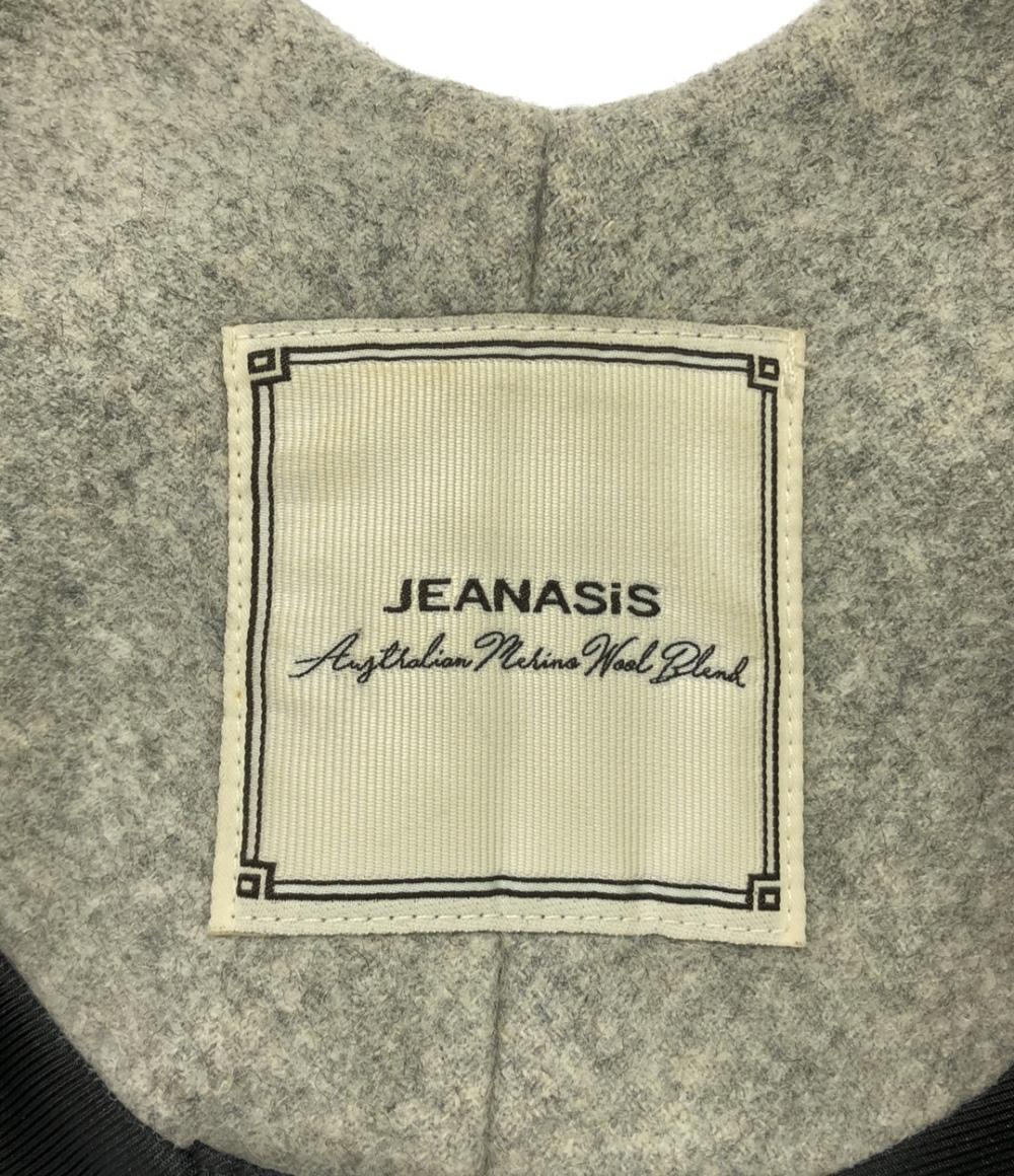 ジーナシス ノーカラーコート レディース SIZE F (XL) JEANASiS