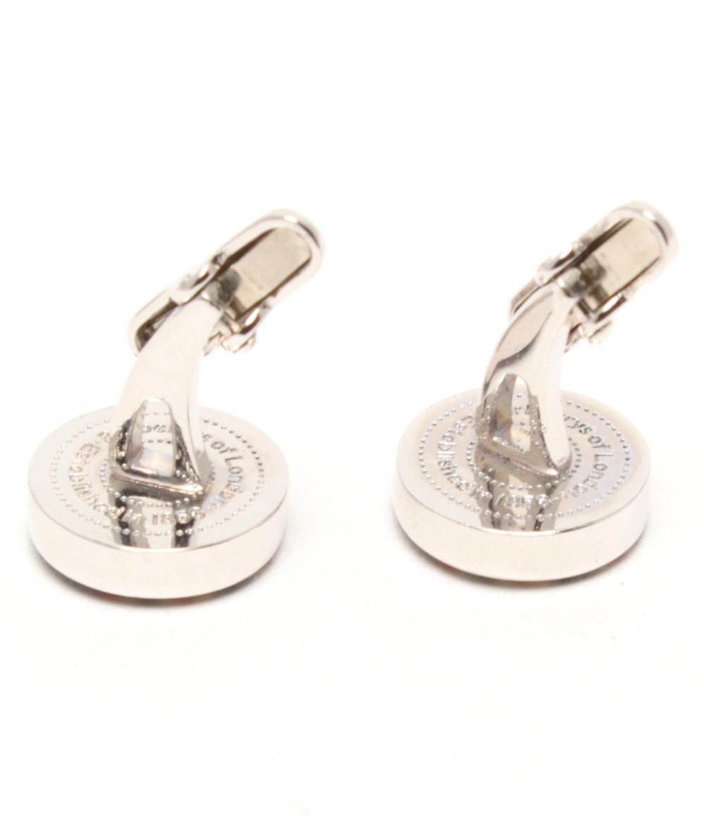 美品 BURBERRY カフス ユニオンジャック メンズ バーバリー