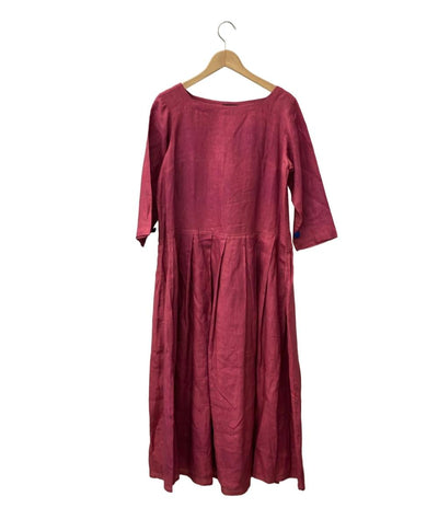 美品 ハウス オブ ロータス 七分袖ワンピース レディース HOUSE OF LOTUS