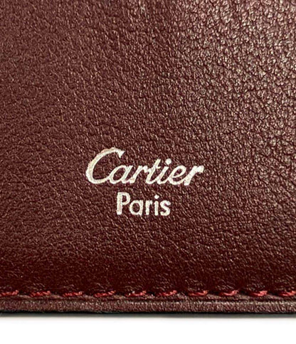 Cartier 二つ折り長財布 レザー マストドゥカルティエ メンズ カルティエ