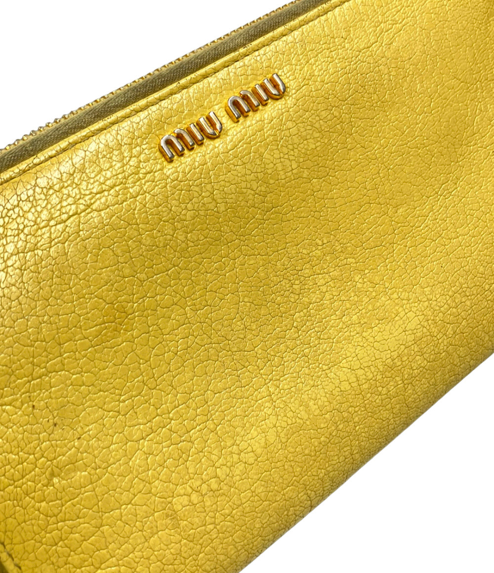 MIUMIU ラウンドファスナー長財布 レディース ミュウミュウ – Rehello