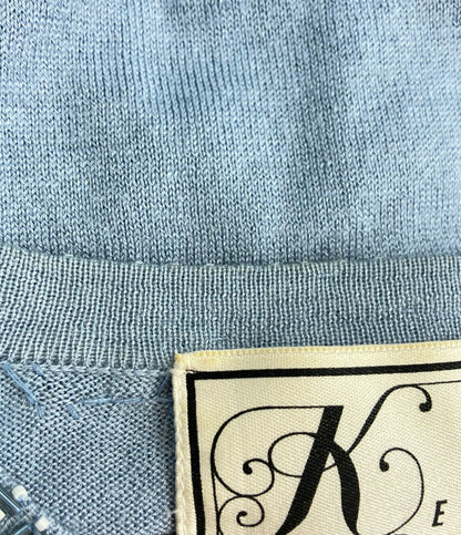 KEITA MARUYAMA 長袖 フラワー刺繍 カーディガン レディース SIZE 2 ケイタマルヤマ