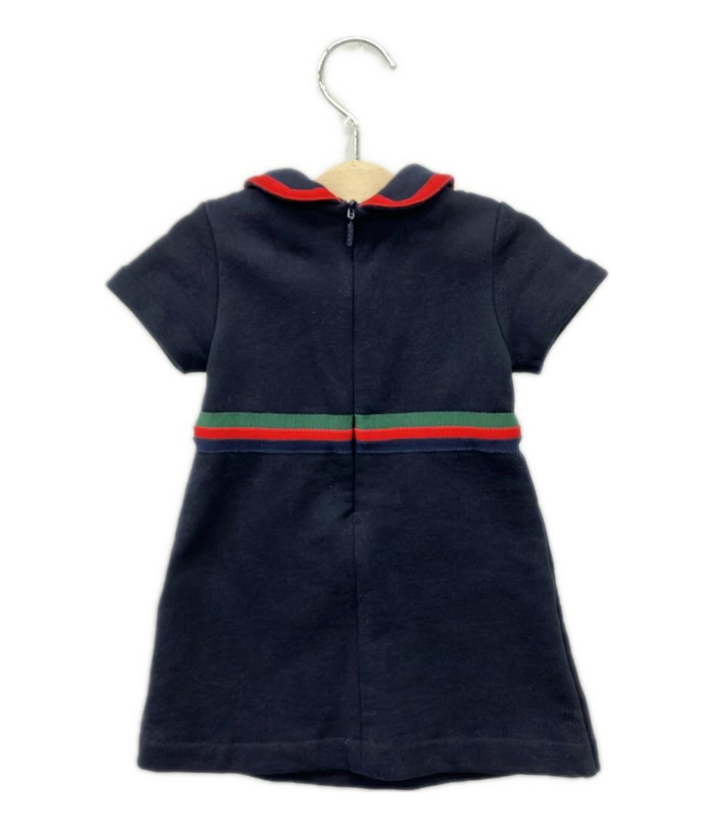 GUCCI 半袖 リボンワンピース ベビー SIZE 12/18 グッチ