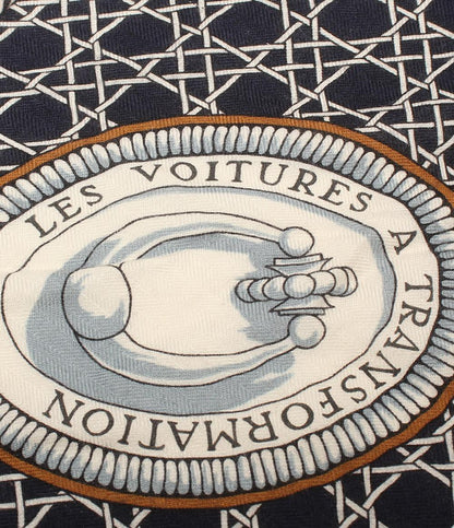 HERMES ストール LES VOITURES A TRANSFORMATION レディース エルメス