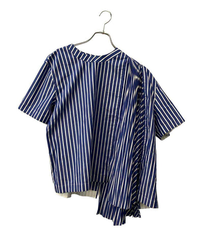 Sacai 半袖シャツ ブラウス  カットソー ストライプ SCW-053 レディース SIZE 3 (L) サカイ