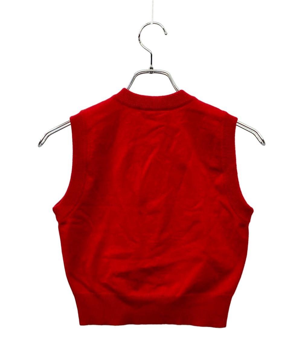 美品 AURALEE ニットベスト HIGH TWIST WOOL KNIT VEST A25AV06CK レディース SIZE 0 (XS) オーラリー