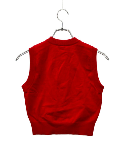 美品 AURALEE ニットベスト HIGH TWIST WOOL KNIT VEST A25AV06CK レディース SIZE 0 (XS) オーラリー