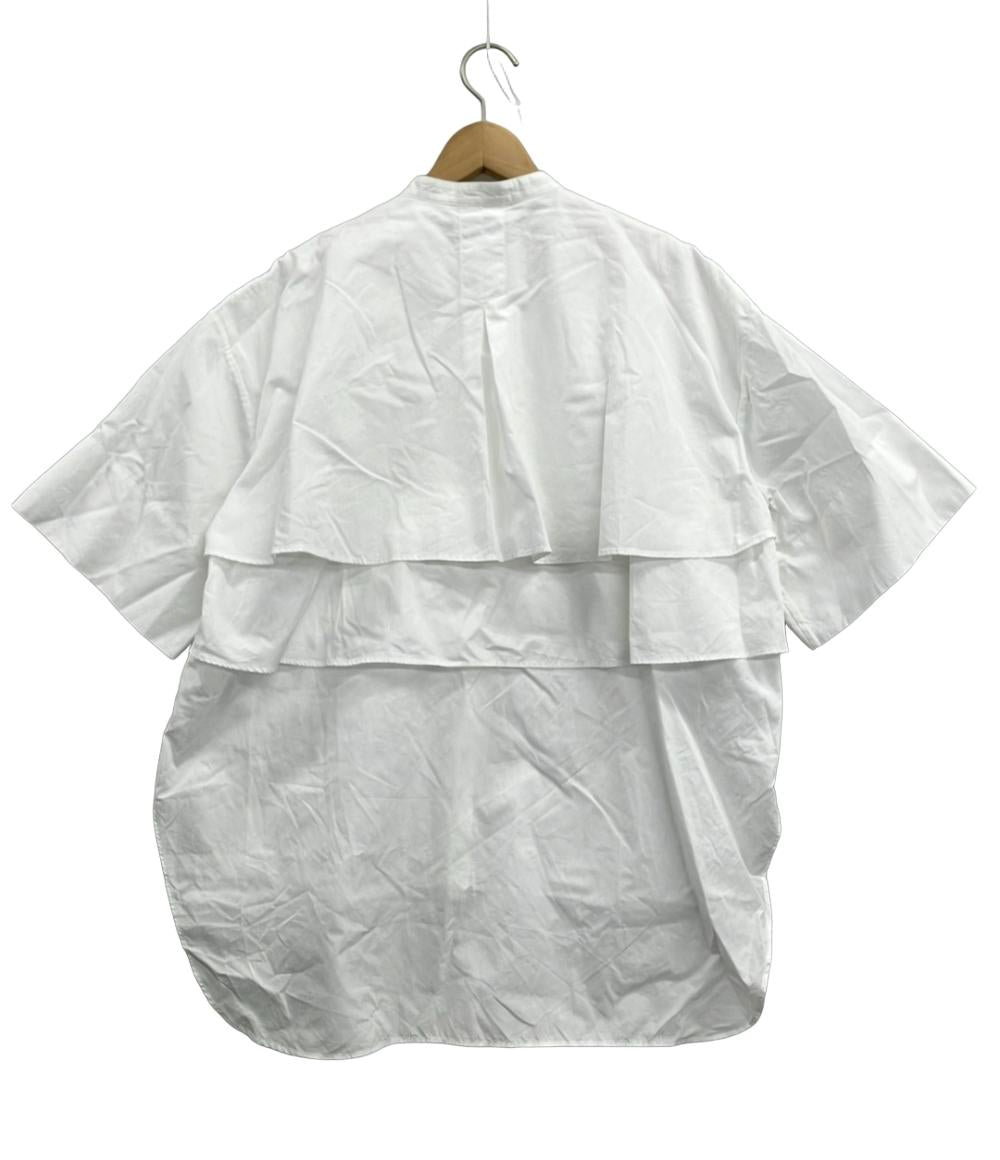 美品 アドーア 半袖シャツ バンドカラー レディース SIZE 38 (M) ADORE