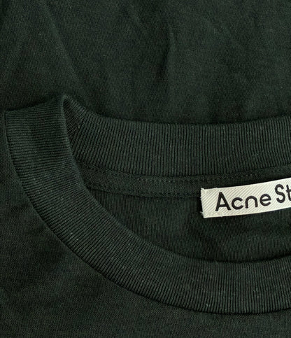 訳あり Acne Studios 長袖 ラインストーン ロゴTシャツ FN-UX-TSH1000231  CL0416 メンズ レディース SIZE S アクネ ストゥディオズ