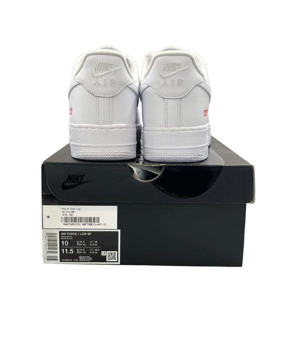 美品 NIKE ローカットスニーカー × シュプリーム AIR FORCE 1 LOW CU9225-100 メンズ SIZE 28.0 (XL) ナイキ