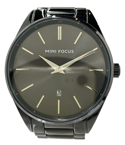 MINI FOCUS 腕時計 クオーツ ブラック MF0050G メンズ