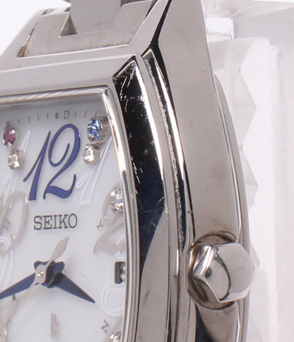 SEIKO 腕時計 ルキア LUKIA ソーラー電波 ホワイト SSVW081 レディース セイコー
