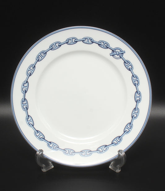 美品 HERMES プレート 皿 22cm シェーヌダンクル エルメス