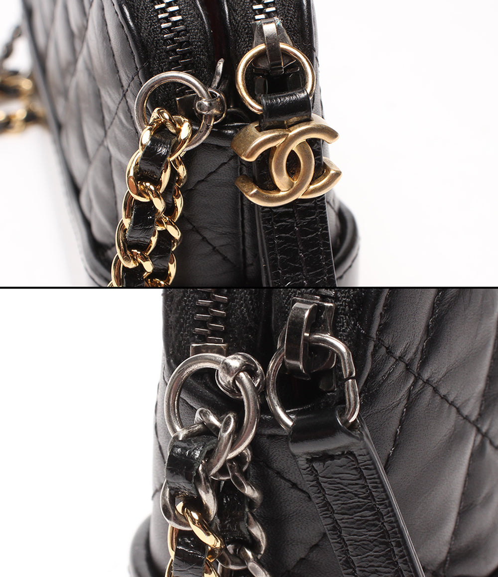 CHANEL チェーンショルダーバッグ クラッチバッグ 肩掛け マトラッセ カーフスキン 25番台 ガブリエル ドゥ シャネル A94505 レディース シャネル