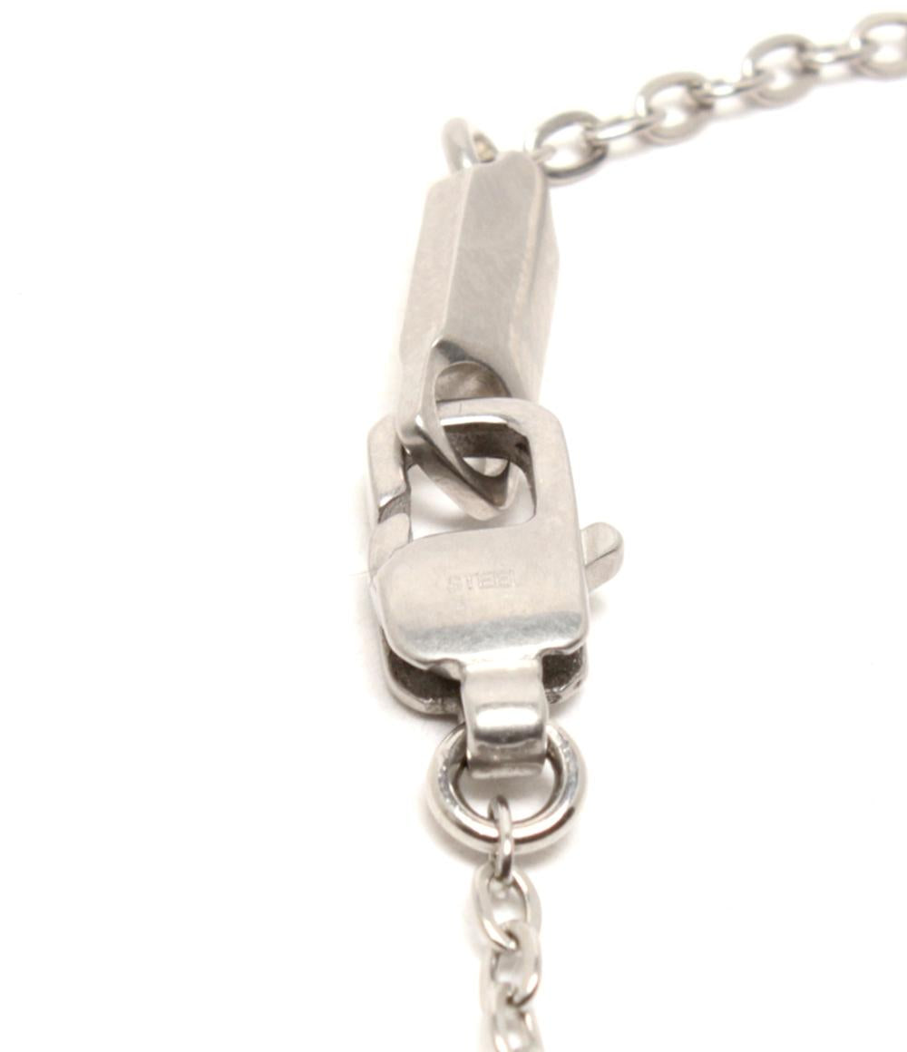 美品 Emporio Armani ネックレス カーボンクロス リバーシブル メンズ エンポリオ・アルマーニ