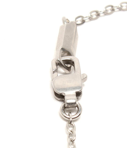 美品 Emporio Armani ネックレス カーボンクロス リバーシブル メンズ エンポリオ・アルマーニ