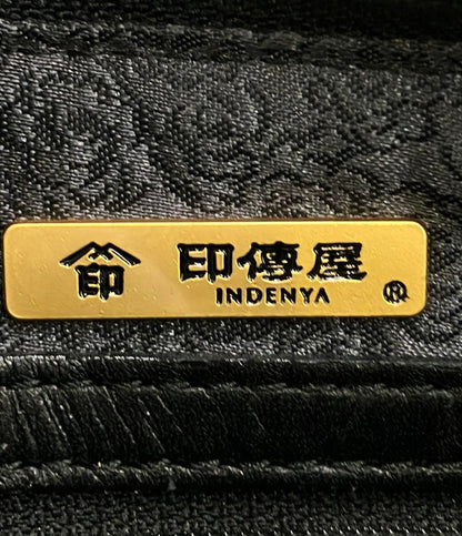 INDENYA 2WAY ハンドバッグ ショルダーバッグ 斜め掛け レディース 印傳屋