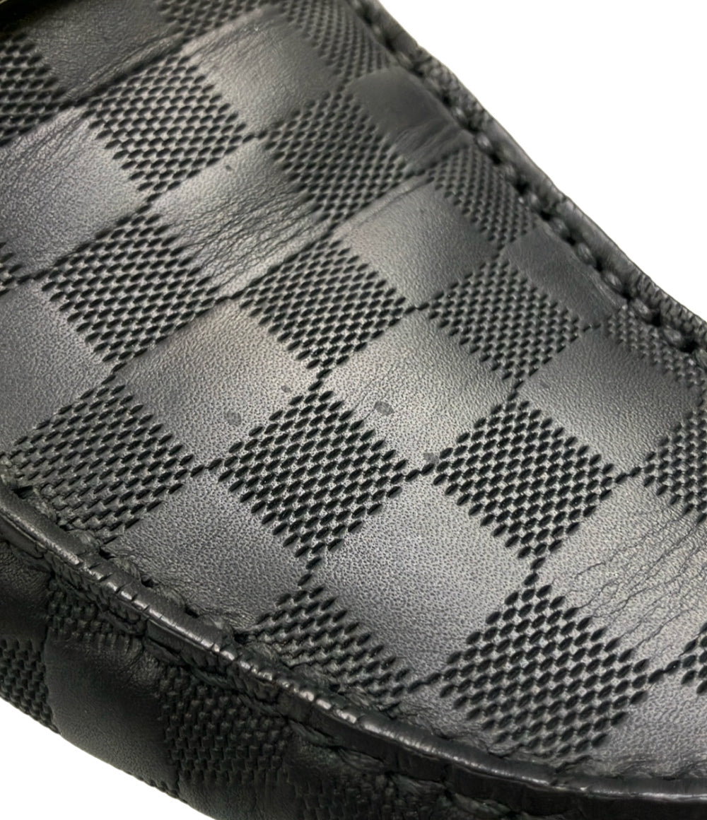 LOUIS VUITTON ダミエ ドライビングシューズ ND 1114 メンズ SIZE M 9 ルイ・ヴィトン