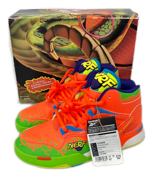 美品 Reebok ハイカットスニーカー PUMP OMNI ZONE II GY8068 メンズ